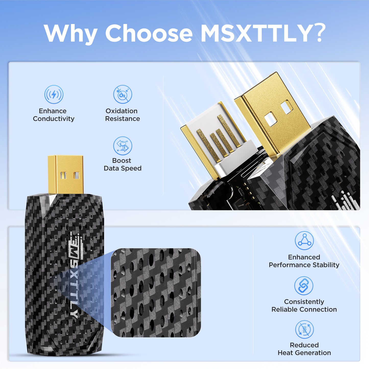 MSXTTLY Vstream 3in1 Wireless CarPlay Android Auto Adapter, Support Netflix/YouTube/TikTok/Prime Video