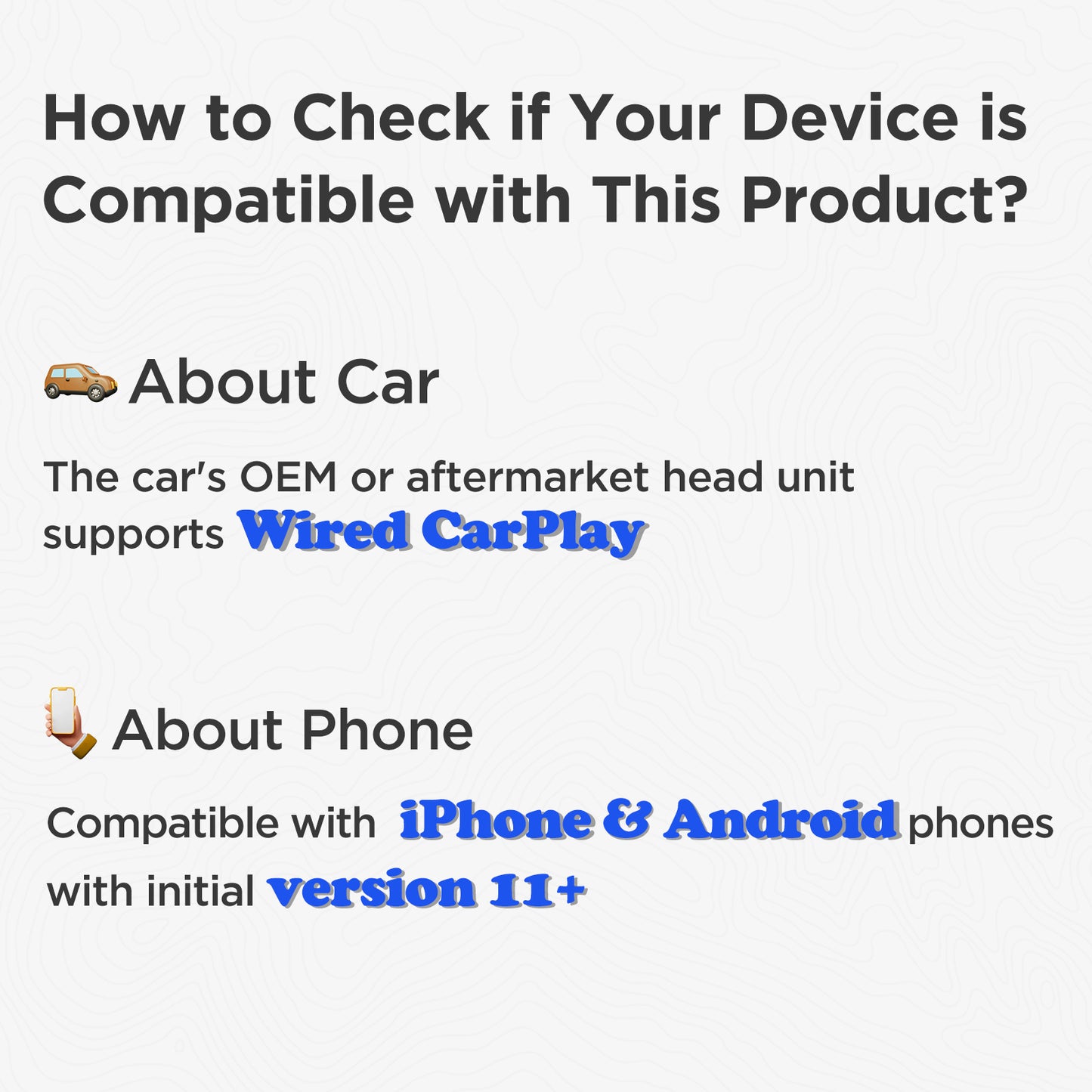 MSXTTLY Vstream 3in1 Wireless CarPlay Android Auto Adapter, Support Netflix/YouTube/TikTok/Prime Video