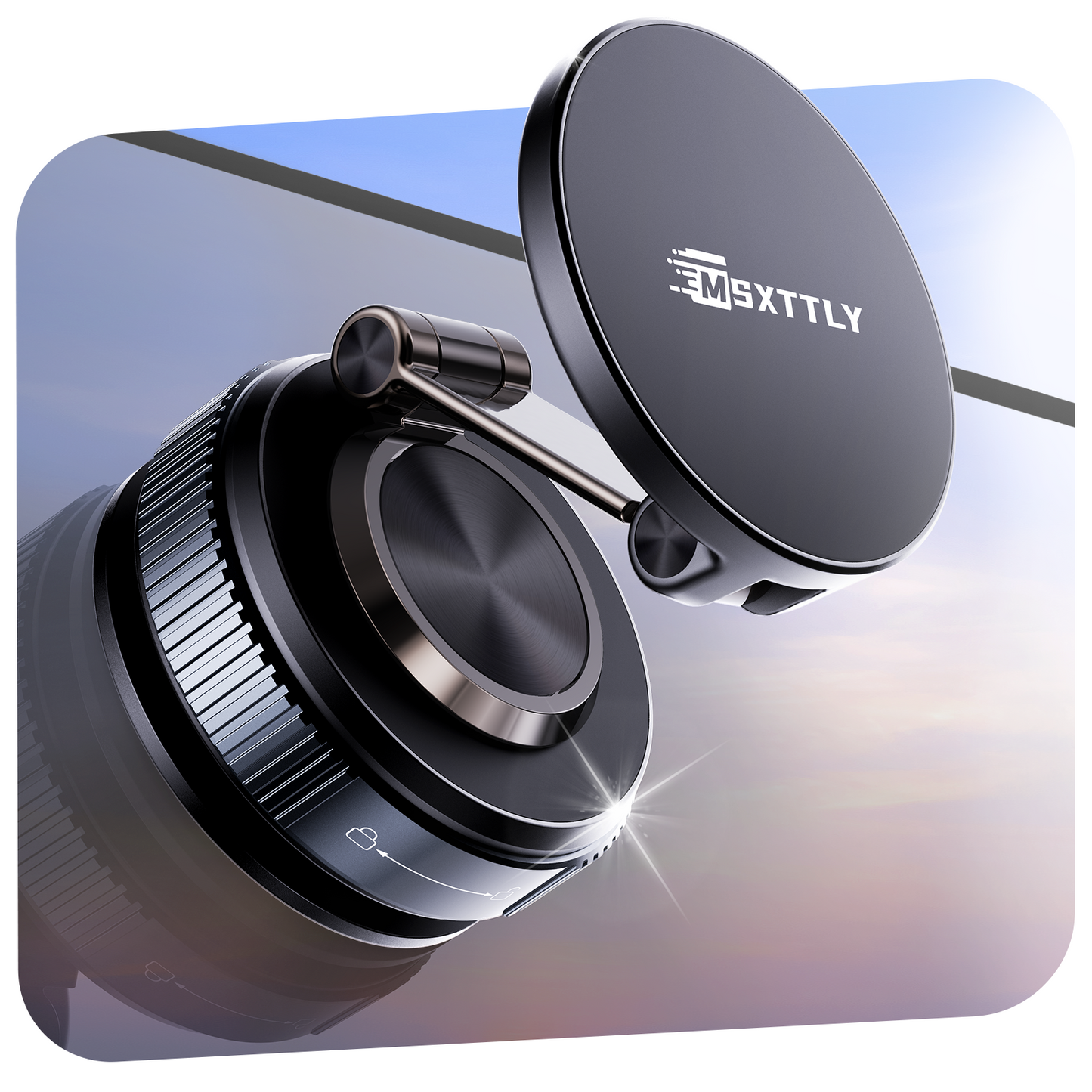 MSXTTLY VMag S2 Vacuum Magnetic Phone Holder