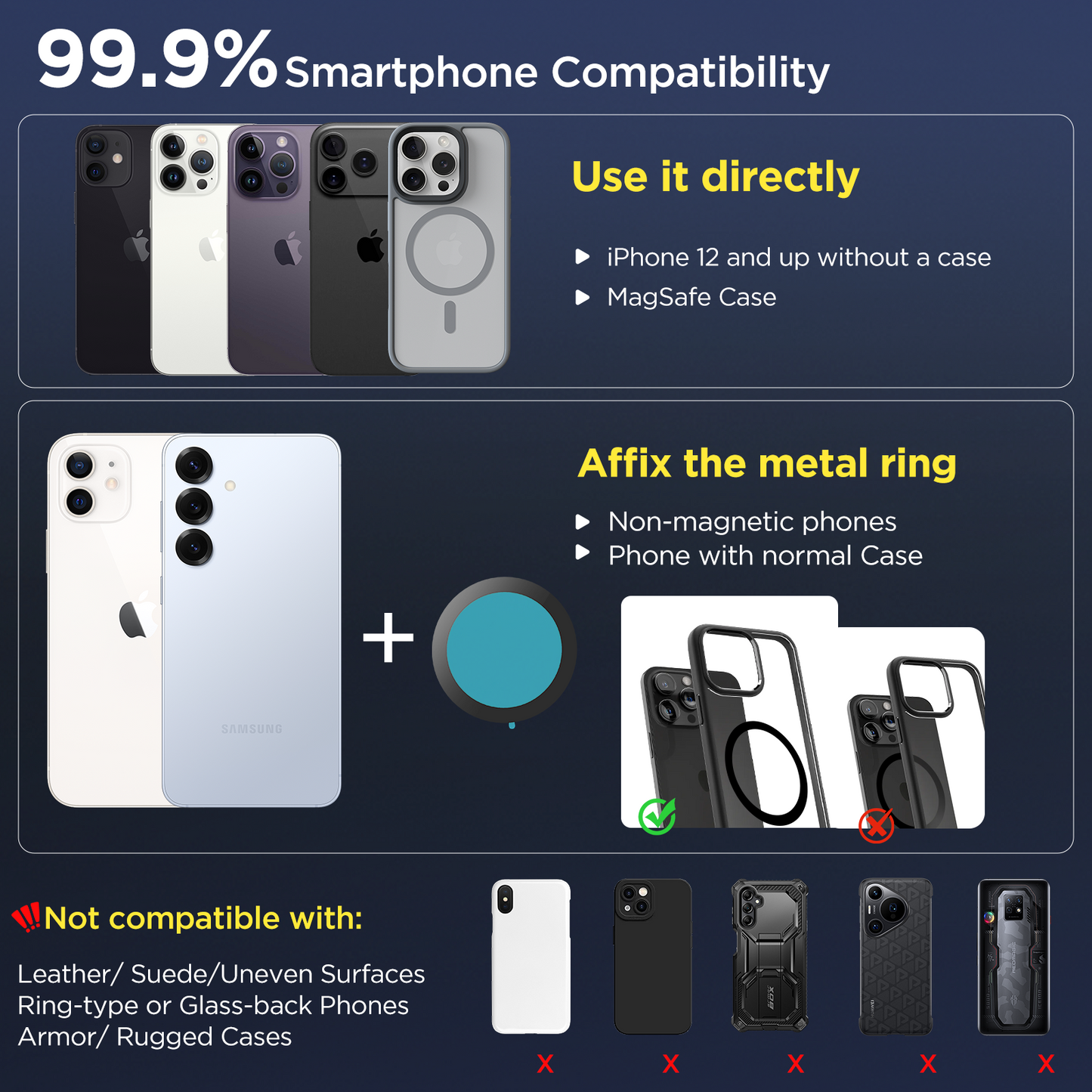 MSXTTLY VMag S1 Vacuum Magnetic Phone Holder