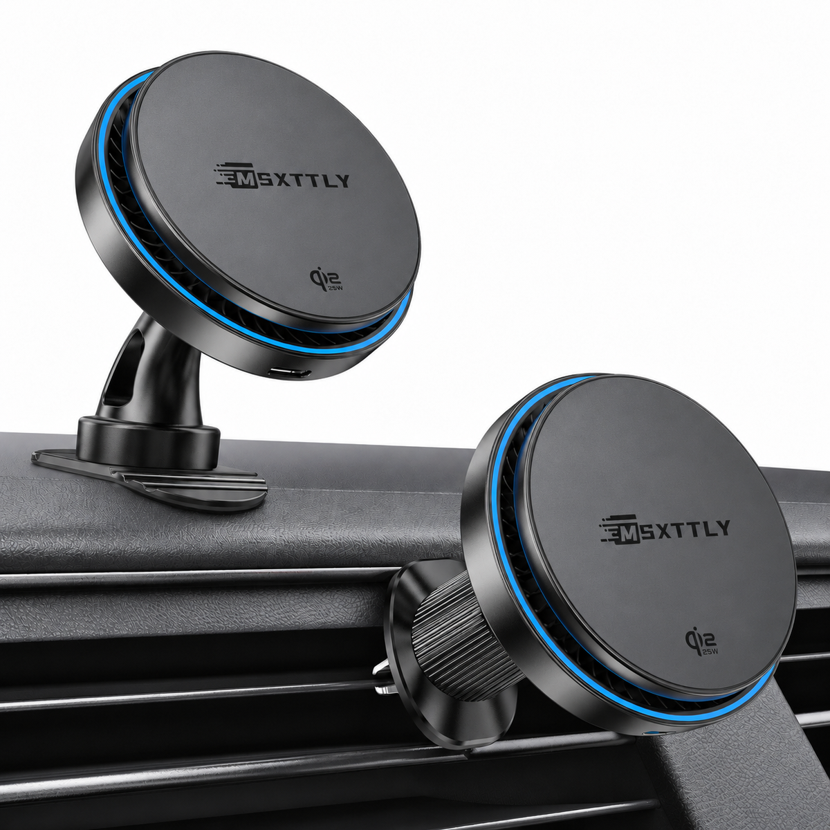MSXTTLY K503 Qi2.2 25W Magnetic Wireless Car Mount Charger