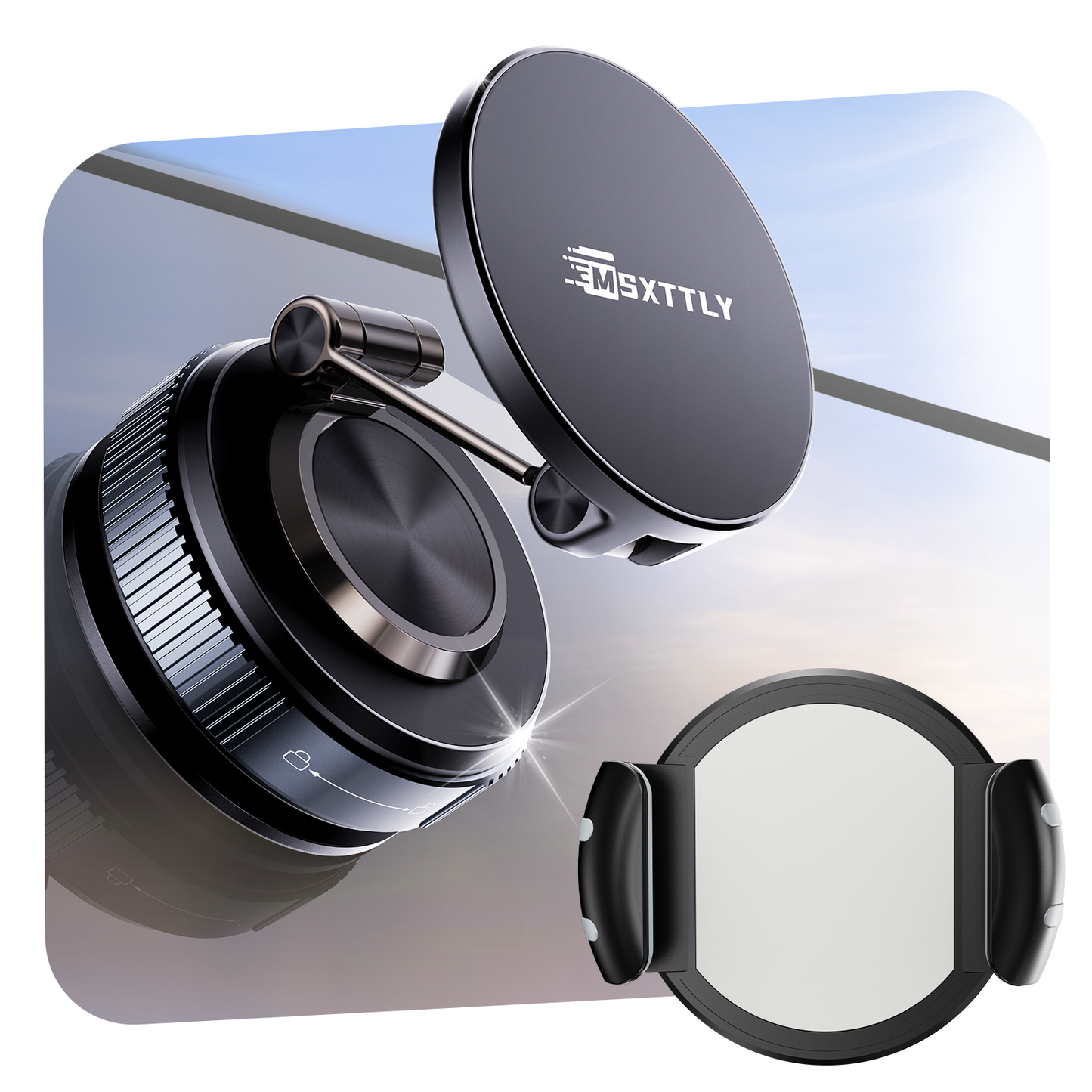 MSXTTLY VMag S2 PRO Vacuum Magnetic Phone Holder