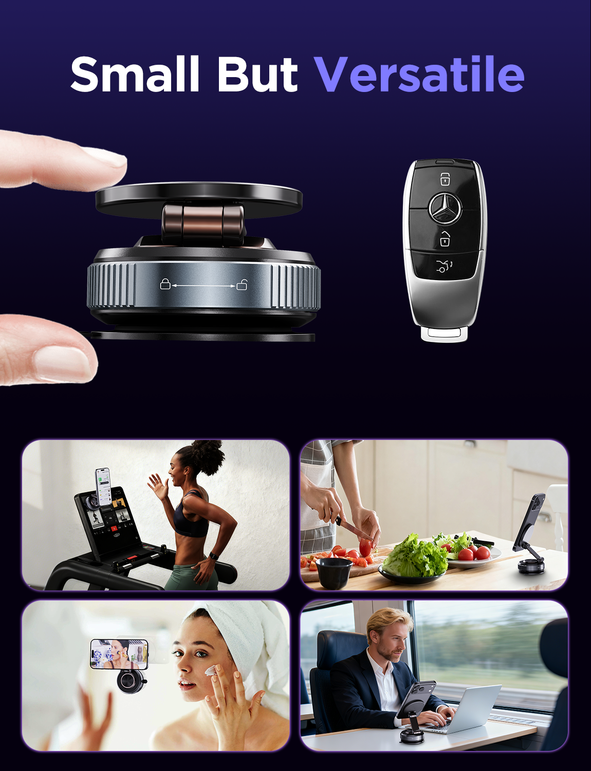 MSXTTLY VMag S2 Vacuum Magnetic Phone Holder