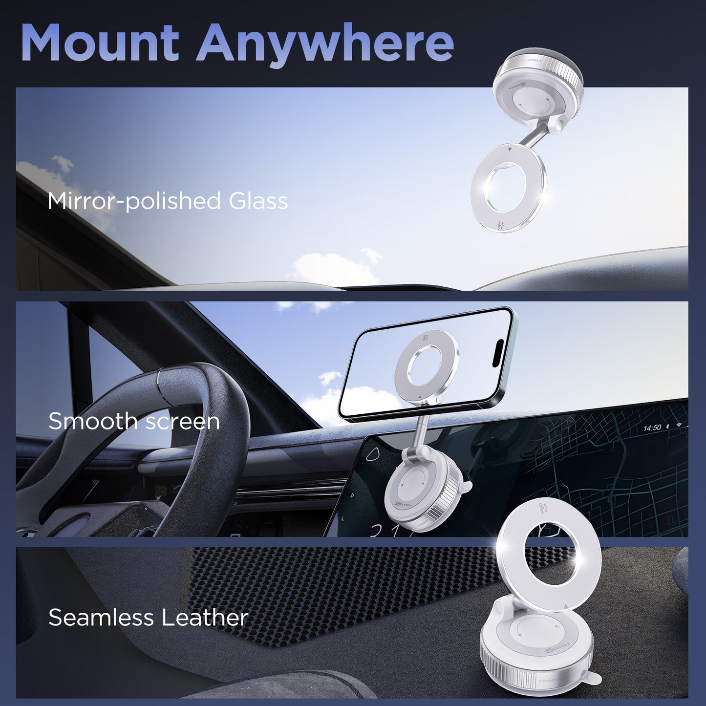 MSXTTLY VMag S1 Vacuum Magnetic Phone Holder