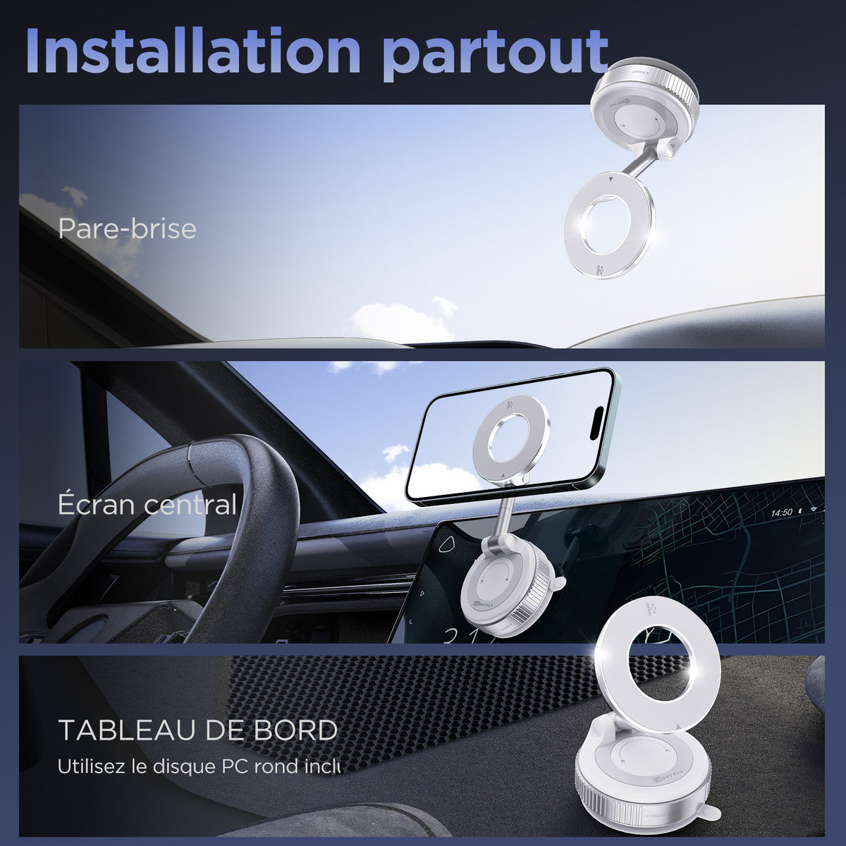 MSXTTLY VMag S1 Vacuum Magnetic Phone Holder