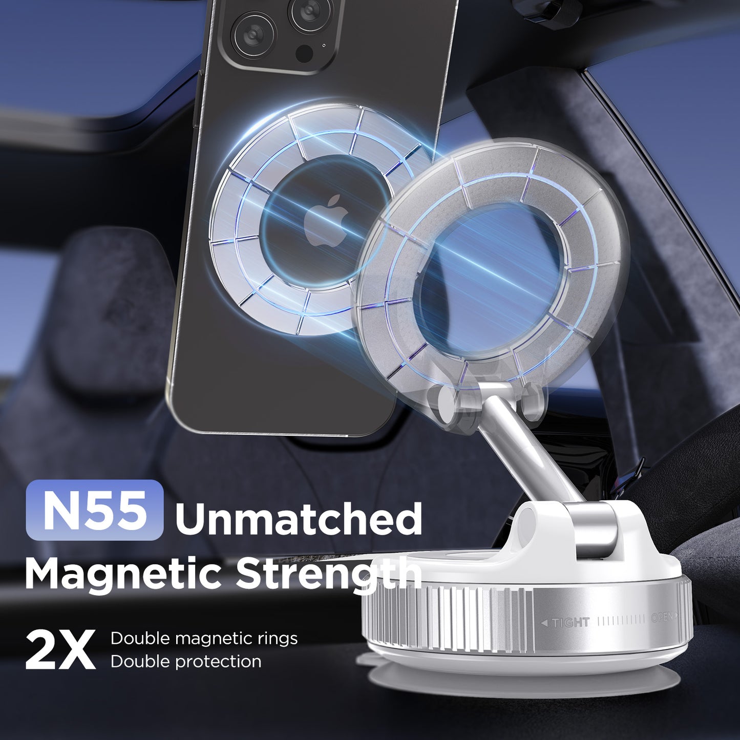 MSXTTLY VMag S1 Vacuum Magnetic Phone Holder