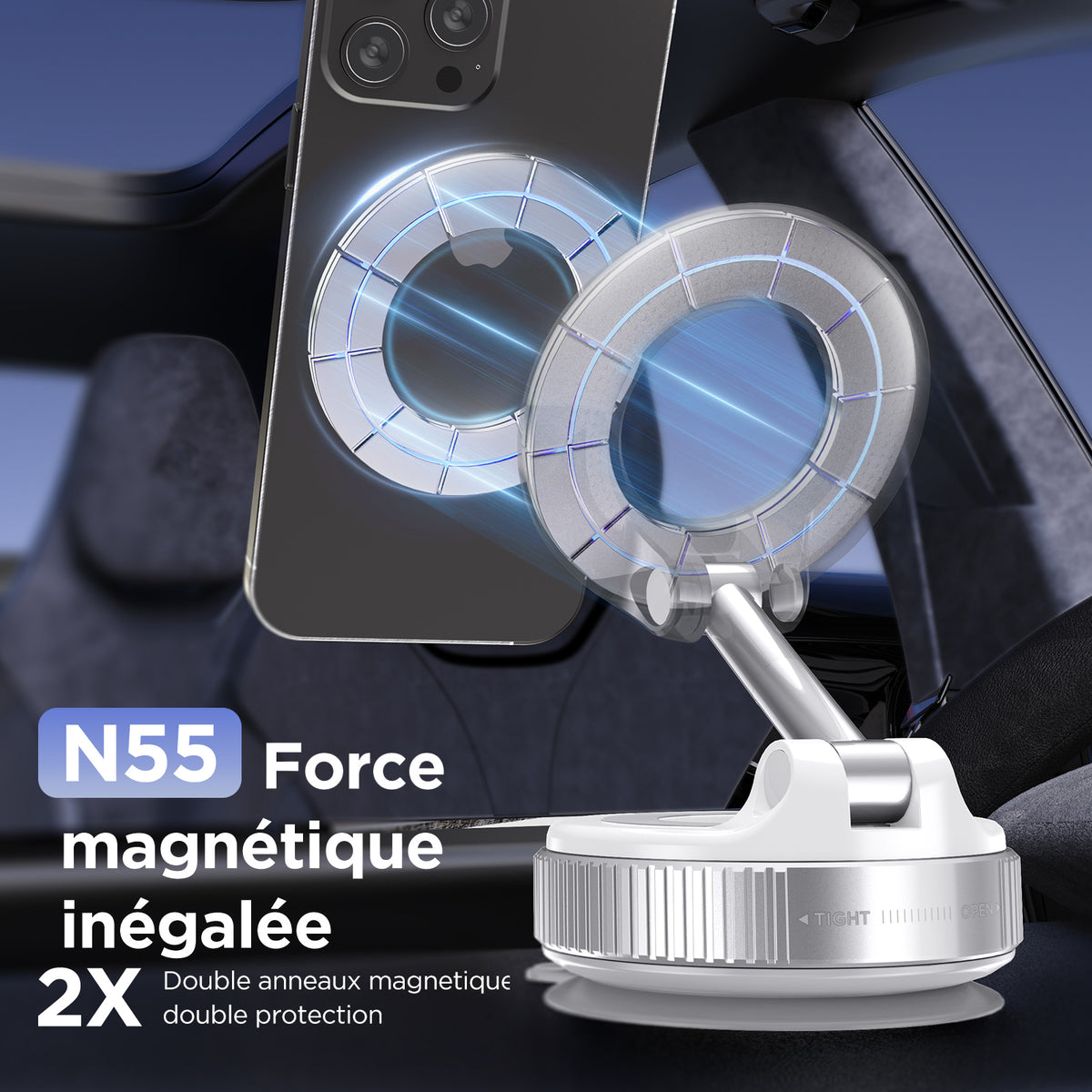 MSXTTLY VMag S1 Vacuum Magnetic Phone Holder