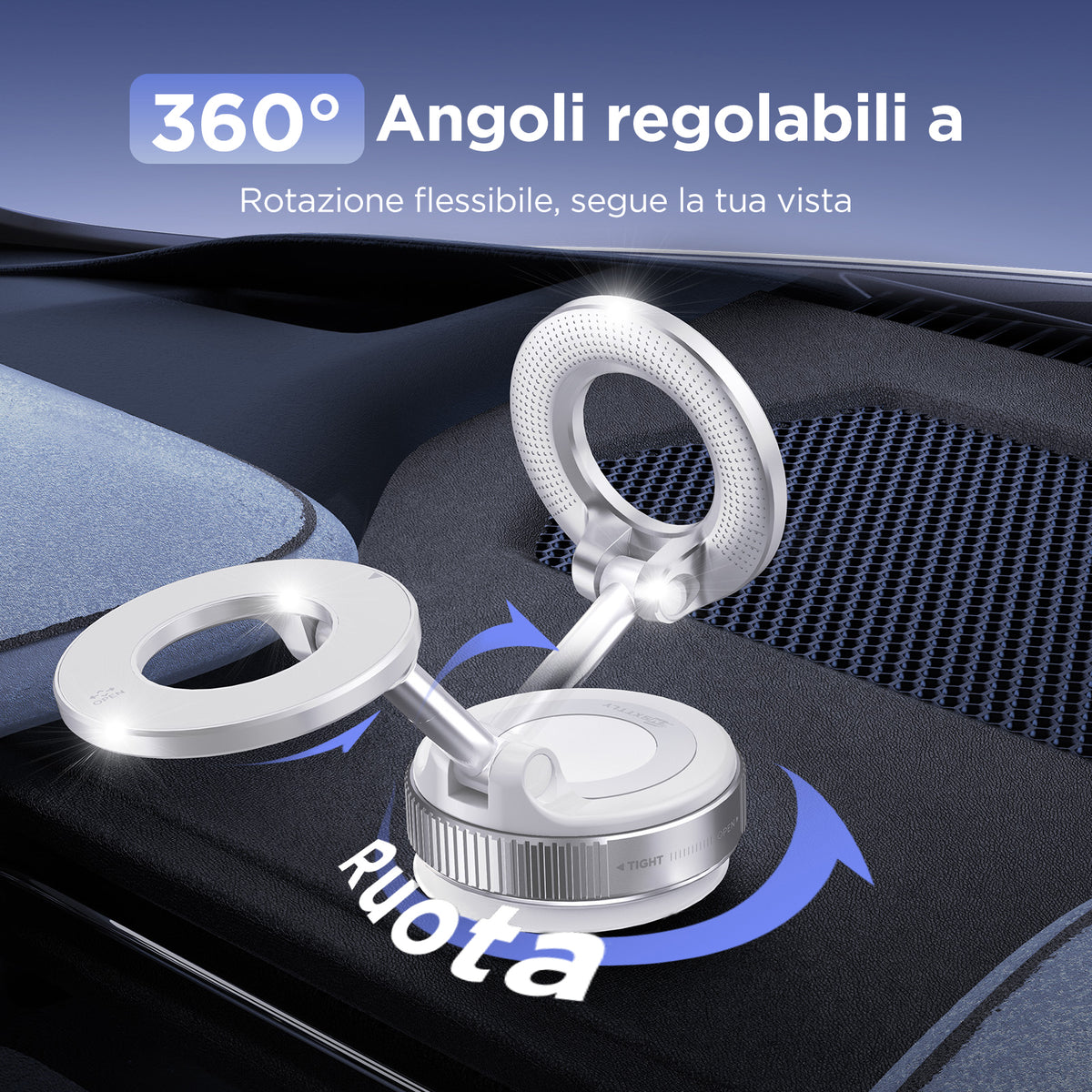 MSXTTLY VMag S1 Supporto magnetico a ventosa per telefono