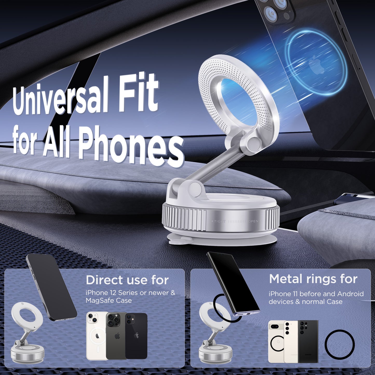MSXTTLY VMag S1 Vacuum Magnetic Phone Holder