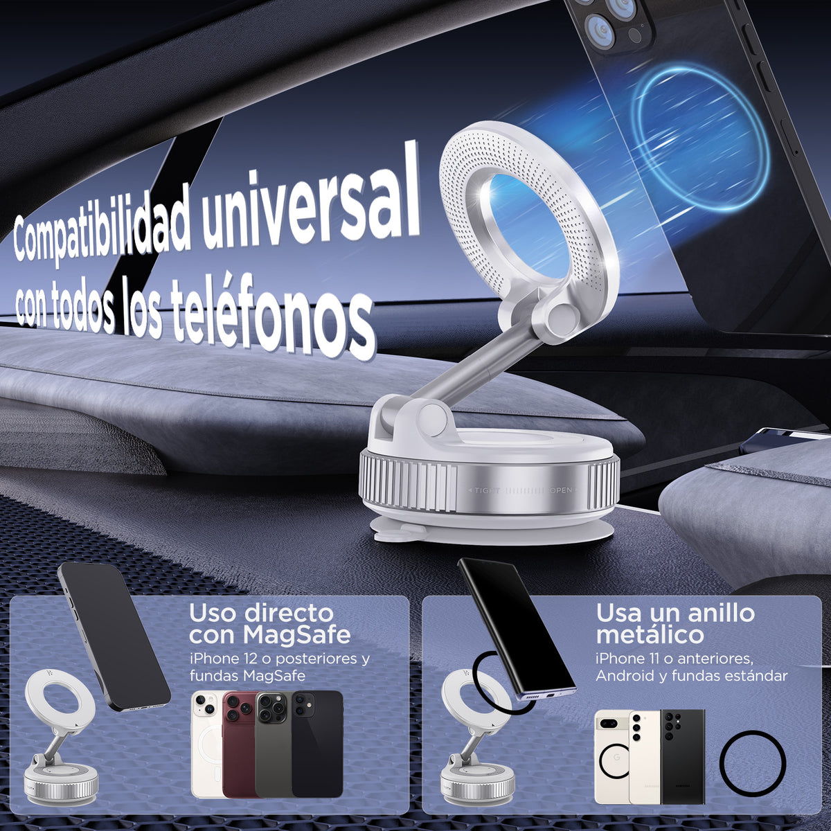 MSXTTLY VMag S1 Vacuum Magnetic Phone Holder