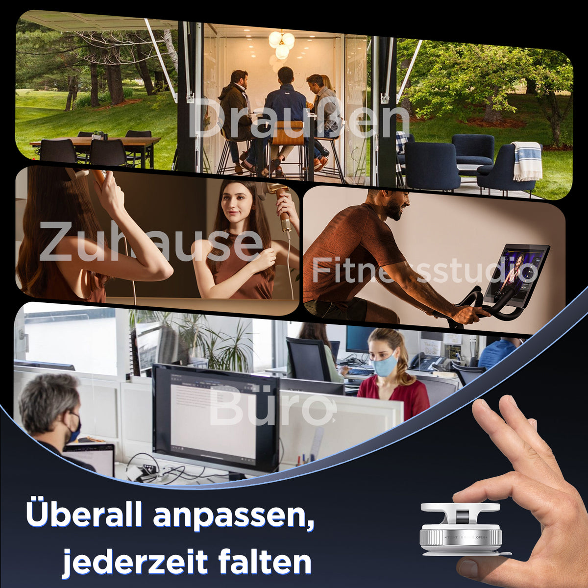 MSXTTLY VMag S1 Magnetische Vakuum-Handyhalterung