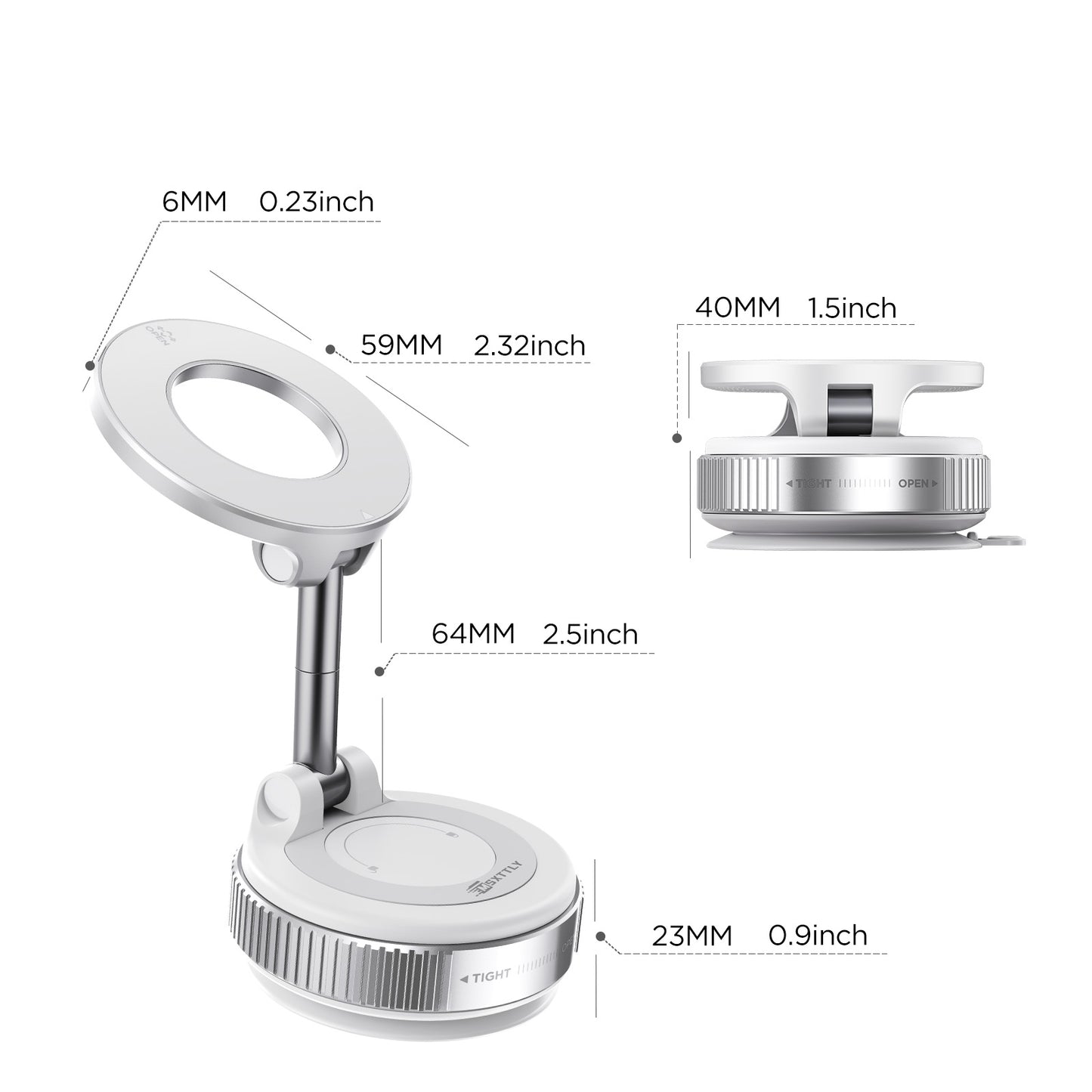 MSXTTLY VMag S1 Vacuum Magnetic Phone Holder