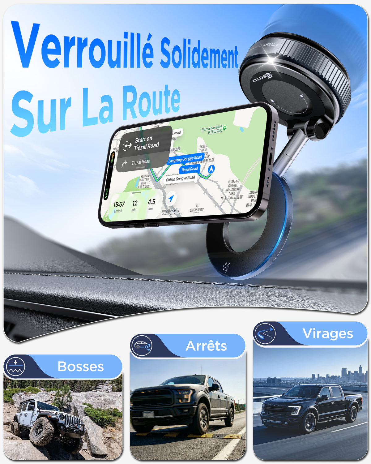MSXTTLY VMag S1 Vacuum Magnetic Phone Holder