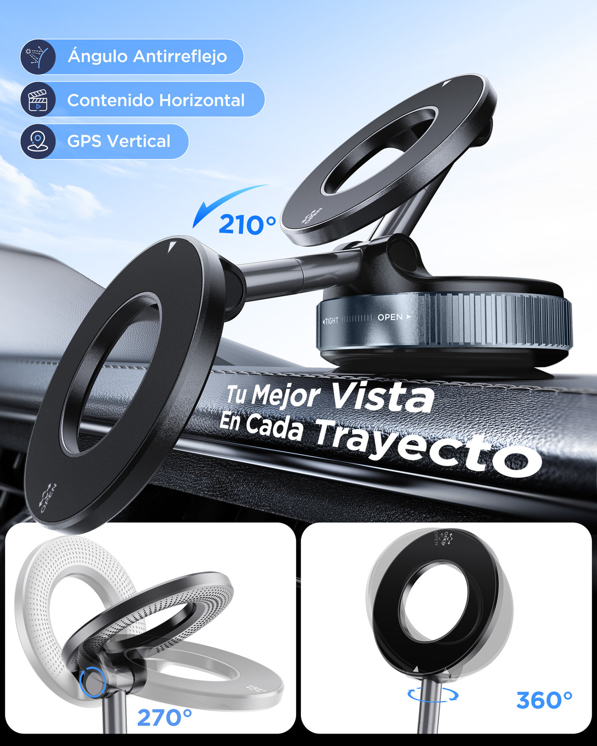 MSXTTLY VMag S1 Vacuum Magnetic Phone Holder