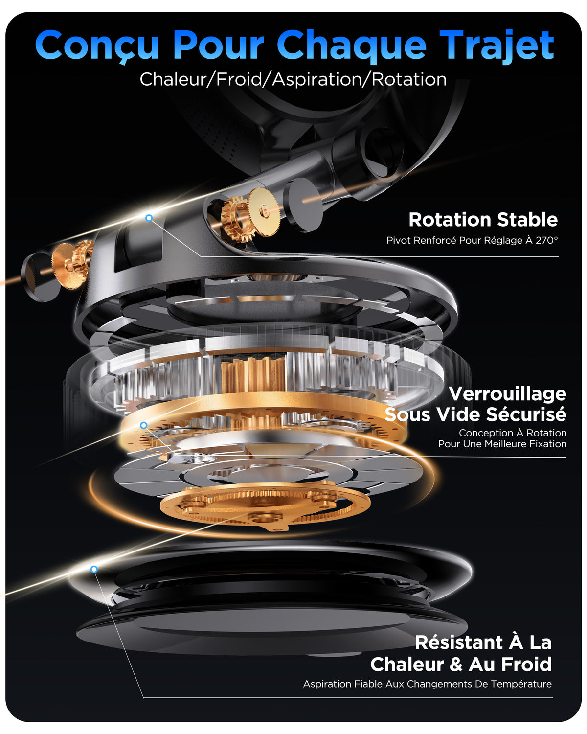 MSXTTLY VMag S1 Vacuum Magnetic Phone Holder
