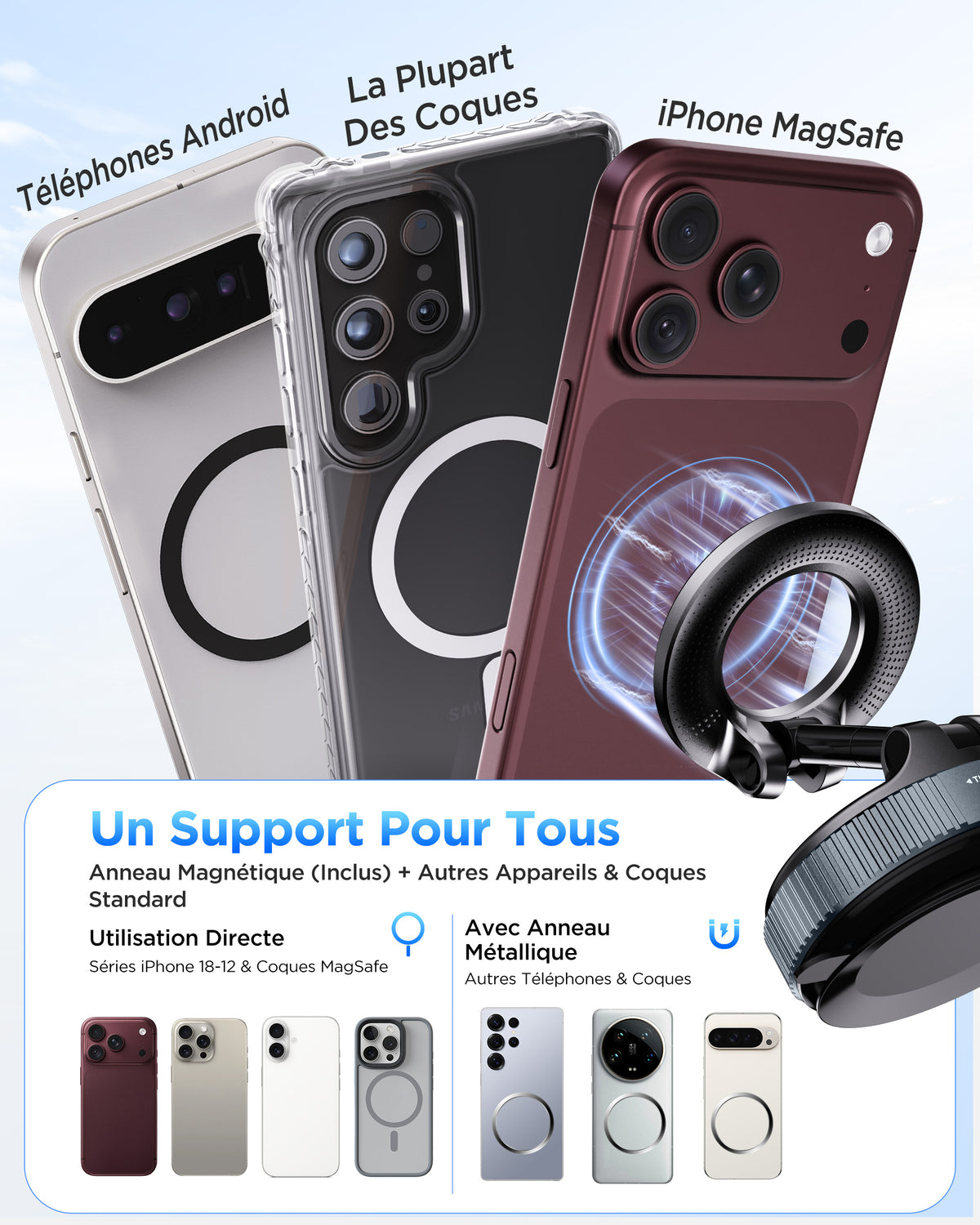 MSXTTLY VMag S1 Vacuum Magnetic Phone Holder