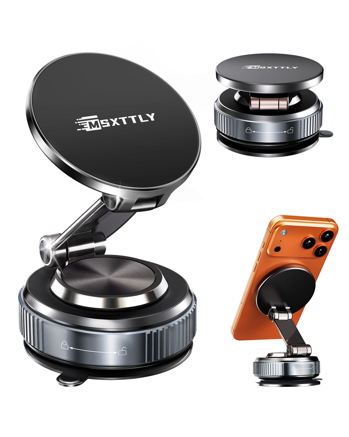 MSXTTLY VMag S2 Vacuum Magnetic Phone Holder