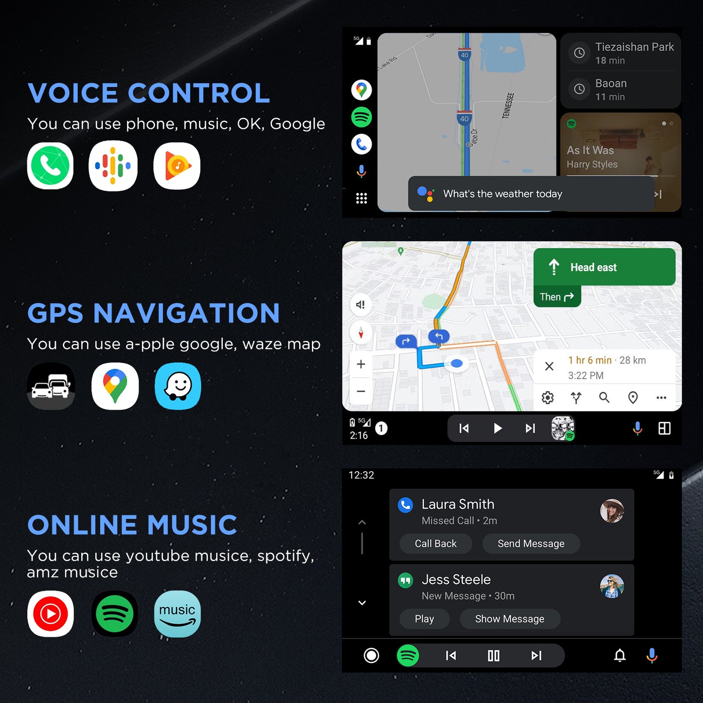 MSXTTLY U2A-AIR Android Auto Wireless Adapter