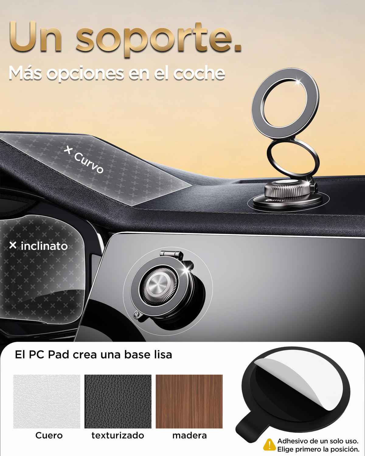 MSXTTLY VMag-Air 1 All-Metal Vacuum Magnetic Phone Holder