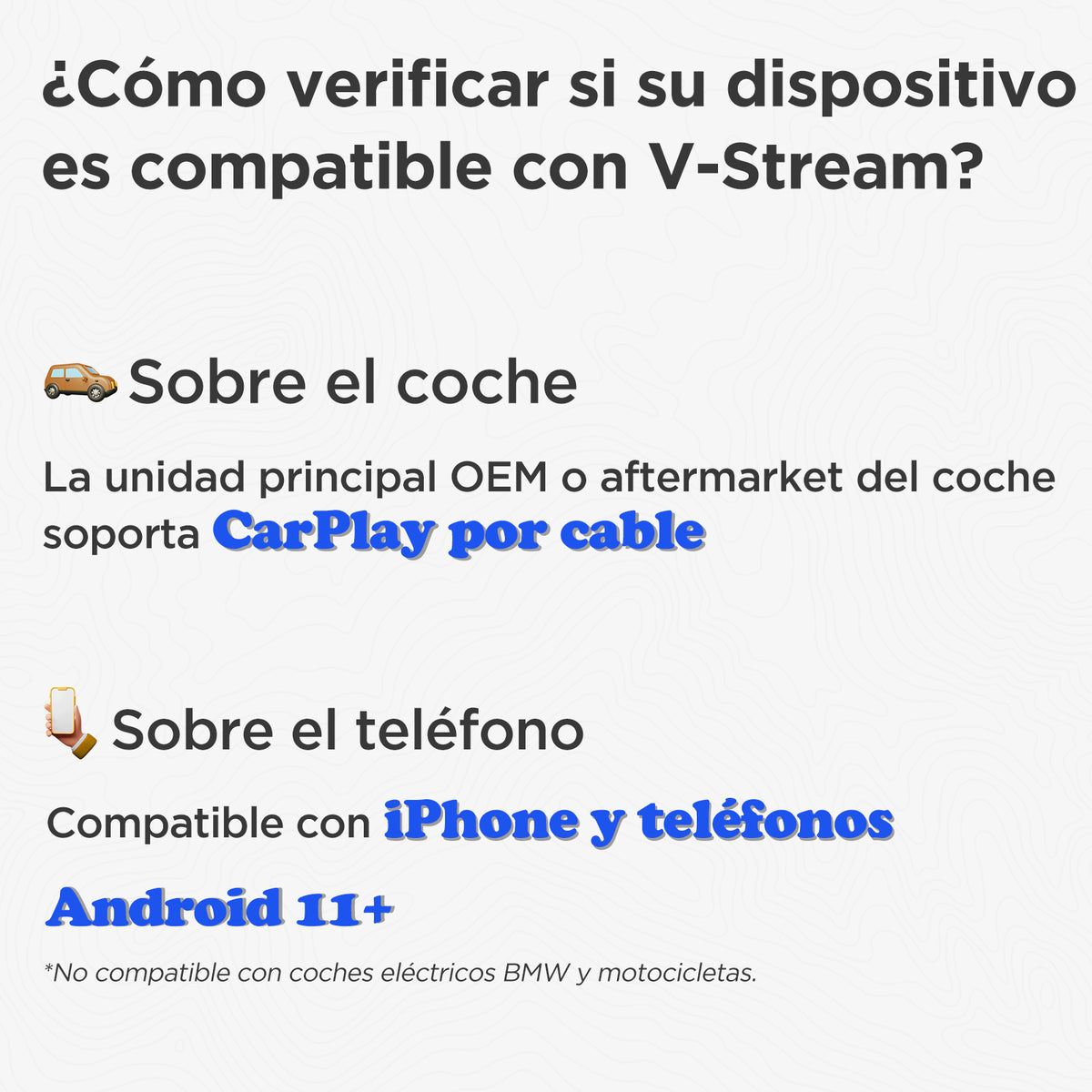 MSXTTLY Vstream 3in1 Wireless CarPlay Android Auto Adapter, Support Netflix/YouTube/TikTok/Prime Video
