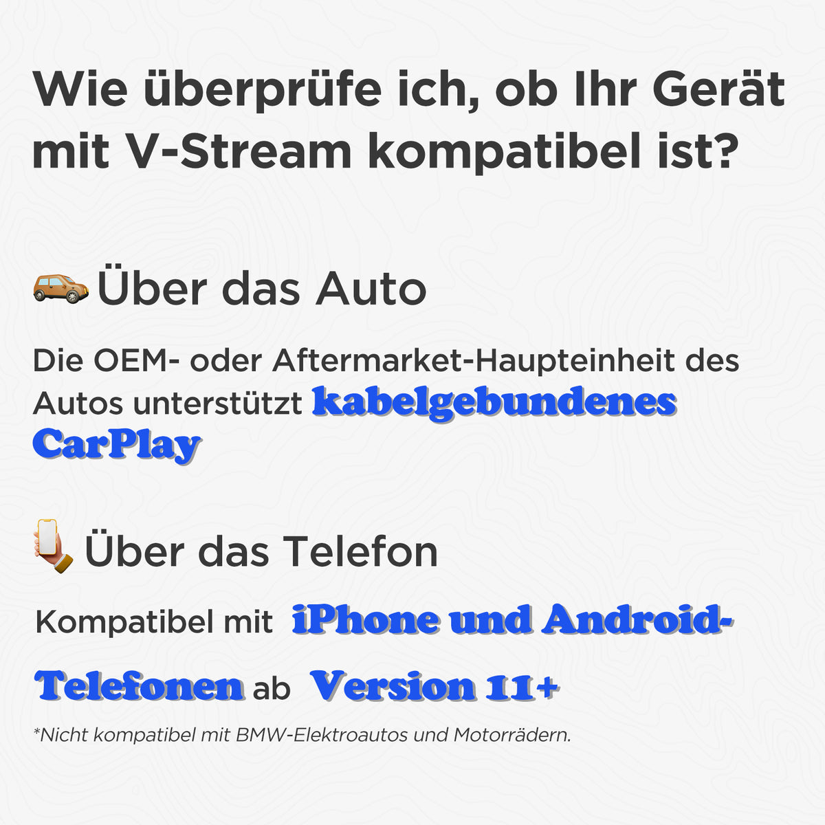MSXTTLY Vstream 3in1 Wireless CarPlay Android Auto Adapter, Support Netflix/YouTube/TikTok/Prime Video