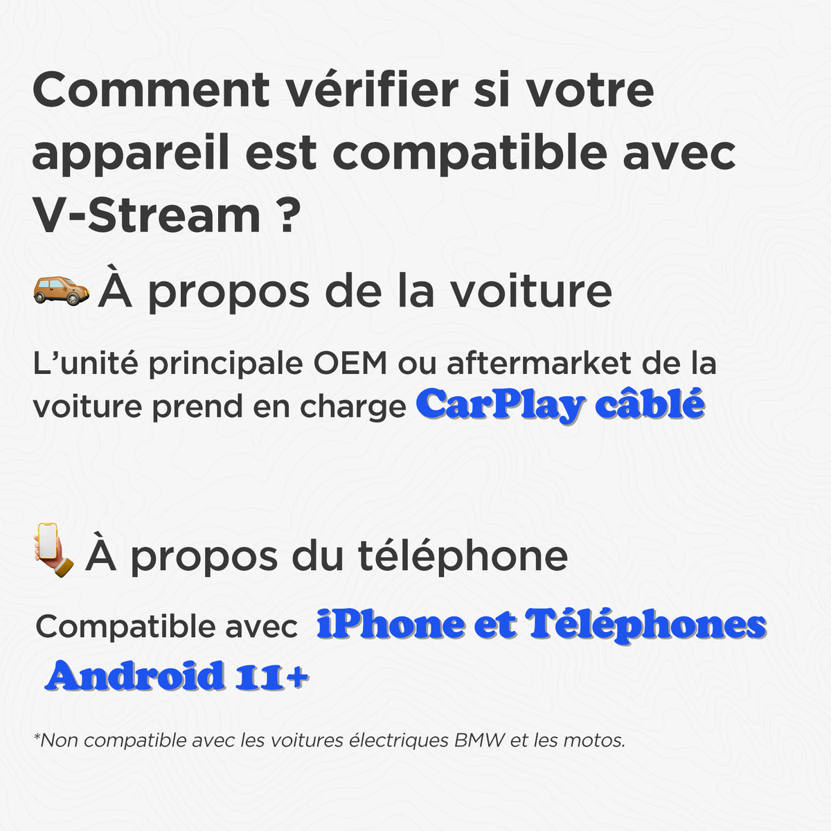 MSXTTLY Vstream 3in1 Wireless CarPlay Android Auto Adapter, Support Netflix/YouTube/TikTok/Prime Video
